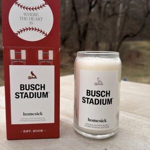 Busch Stadium Scented Candle - White